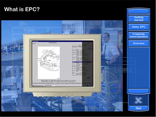 epc screen shot